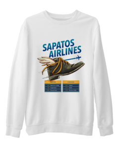 Blusa Moletom Sapatos Airlines