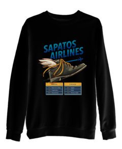 Blusa Moletom Sapatos Airlines - comprar online