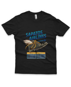 Camiseta Sapatos Airlines - Loja da Vizinhança