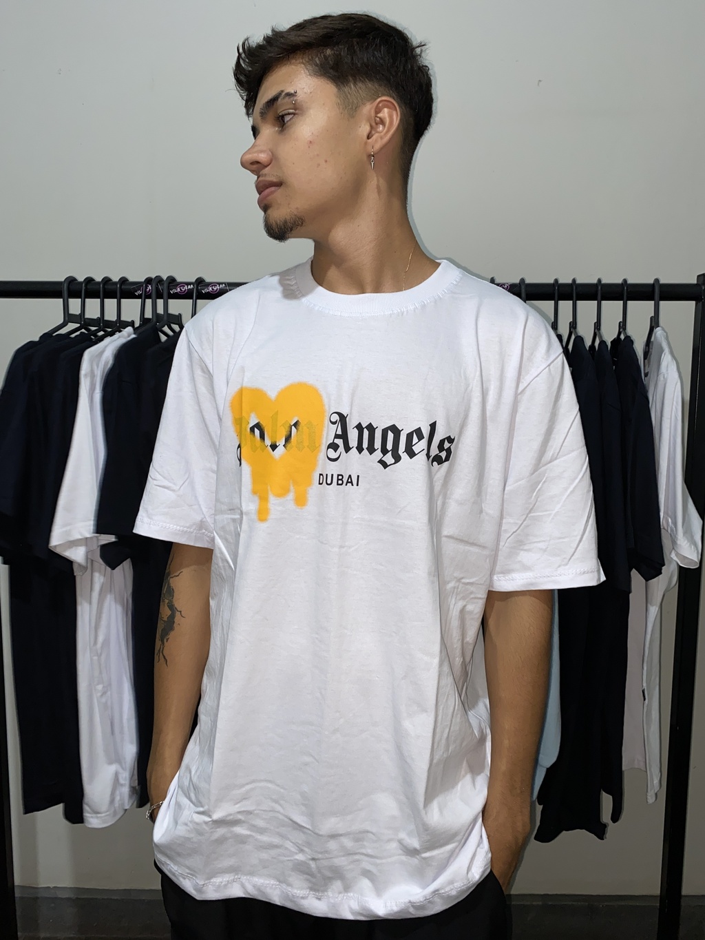 Camiseta Palm Angels Simple - Comprar em Vila Wear