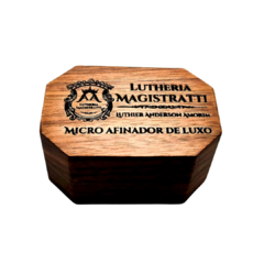 Micro afinador de Luxo (Violino) - 12 Pedras - Dourado e Pedras Azul - loja online