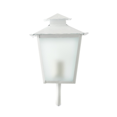 Luminária Lustre Arandela Colonial Quadrada de Parede Vidro Mini Boreal 15B - comprar online