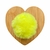 POMPOM DE PELÚCIA AMARELO NEON (7CM) - 2 UNIDADES