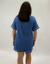 Pijama Americano Curto Azul- 2407 na internet