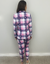 Pijama Americano com Estampa Xadrez - 2432 - comprar online
