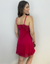 Camisola Sensual de Liganete com Renda e com Fenda - Vermelha - 2453 Fancy na internet