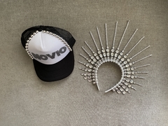 Combo Vincha Novia Silvi+Gorra Novio 6