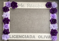 Imagen de Cuadro para selfie Rectangular personalizado Varios colores