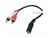 Cable de audio 3.5 hembra a 2 RCA macho NISUTA NSCAU35H - comprar online