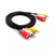 Cable Audio/Video 3 Rca (M) A 3 Rca (M) 1.8Mts Kcc189