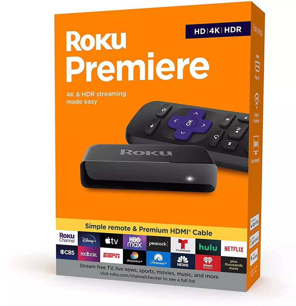 GO Grandes Ofertas - 🖥Convertidor Smart Tv Wifi Roku Premiere Smart Tv Hd  4K🖥 Convierte tu televisor antiguo en un televisor Smart TV y reproduce el  mejor contenido, Roku Premiere es la