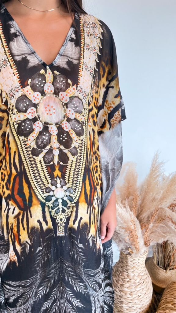 Caftan bordado outlet