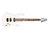 Guitarra Super Strato Waldman Wig520 Twh Transparent White Ativa (9284)