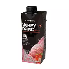 WHEY DRINK BLACK SKULL MORANGO 250ML