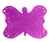 Alfombra Baño Antideslizantes Forma De Mariposa Violeta