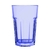 Vasos Facetados Tipo Cristal Azul (Plastico)