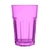 Vasos Facetados Tipo Cristal Violeta (Plastico)