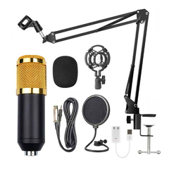 Kit Profesional Microfono Condensador Grabación Estudio ktv - CON.BM800