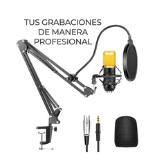 Kit Profesional Microfono Condensador Grabación Estudio ktv - CON.BM800 - COMPUTENGA