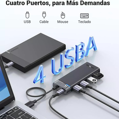 Hub Adaptador Multi-puerto Usb-a 3.2 Gen1 4 En 1 | 4 Puertos - 15548 UGREEN en internet