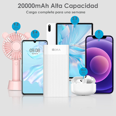 POWER BANK 20000MAH 2 PUERTOS USB PANTALLA LED - GAR117 - comprar en línea