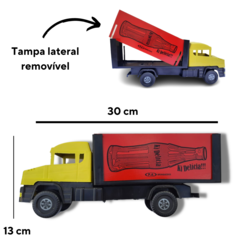 Kit 3 Caminhão Brinquedo Carrinho Infantil Madeira Plastico - loja online