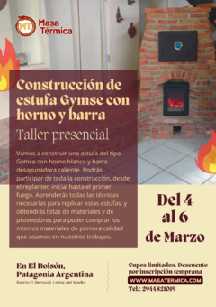 Taller presencial de construcción de estufas Gymse con Horno