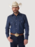 Camisa manga longa Wrangler - Cowboy Cut Solid - Cabanas Country Store