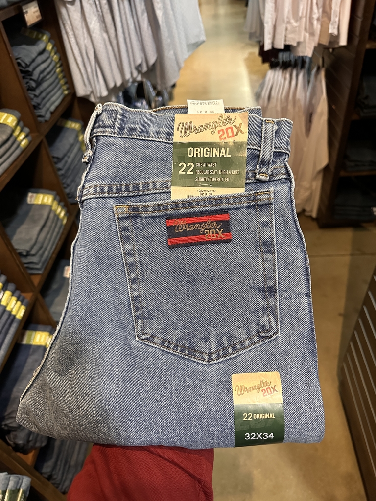 Calça jeans Wrangler Original Fit - 20x Vintage