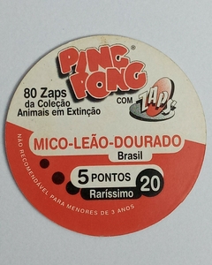 Zaps Mico Leão Dourado N°20 / Animais em Extinção - Ping Pong - comprar online