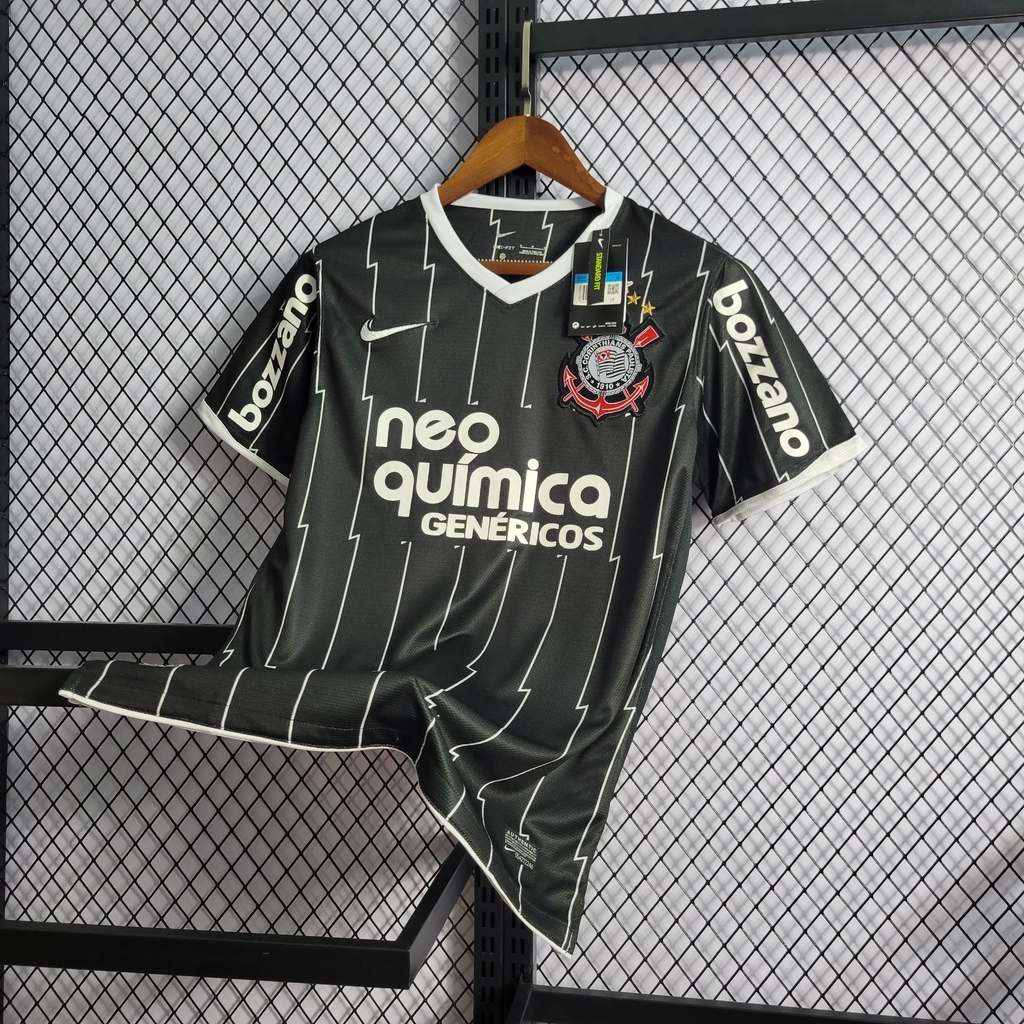 Camisa Corinthians Fora 11/12 Modelo Retrô