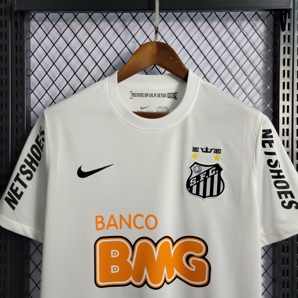 Camisa Santos FC Casa 11/12 Modelo Retrô
