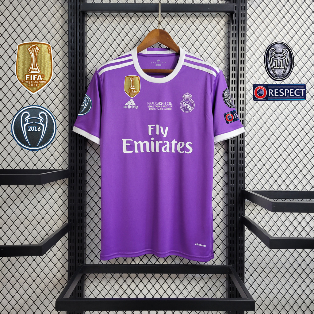 Camisa Real Madrid 17/18 Modelo Retrô