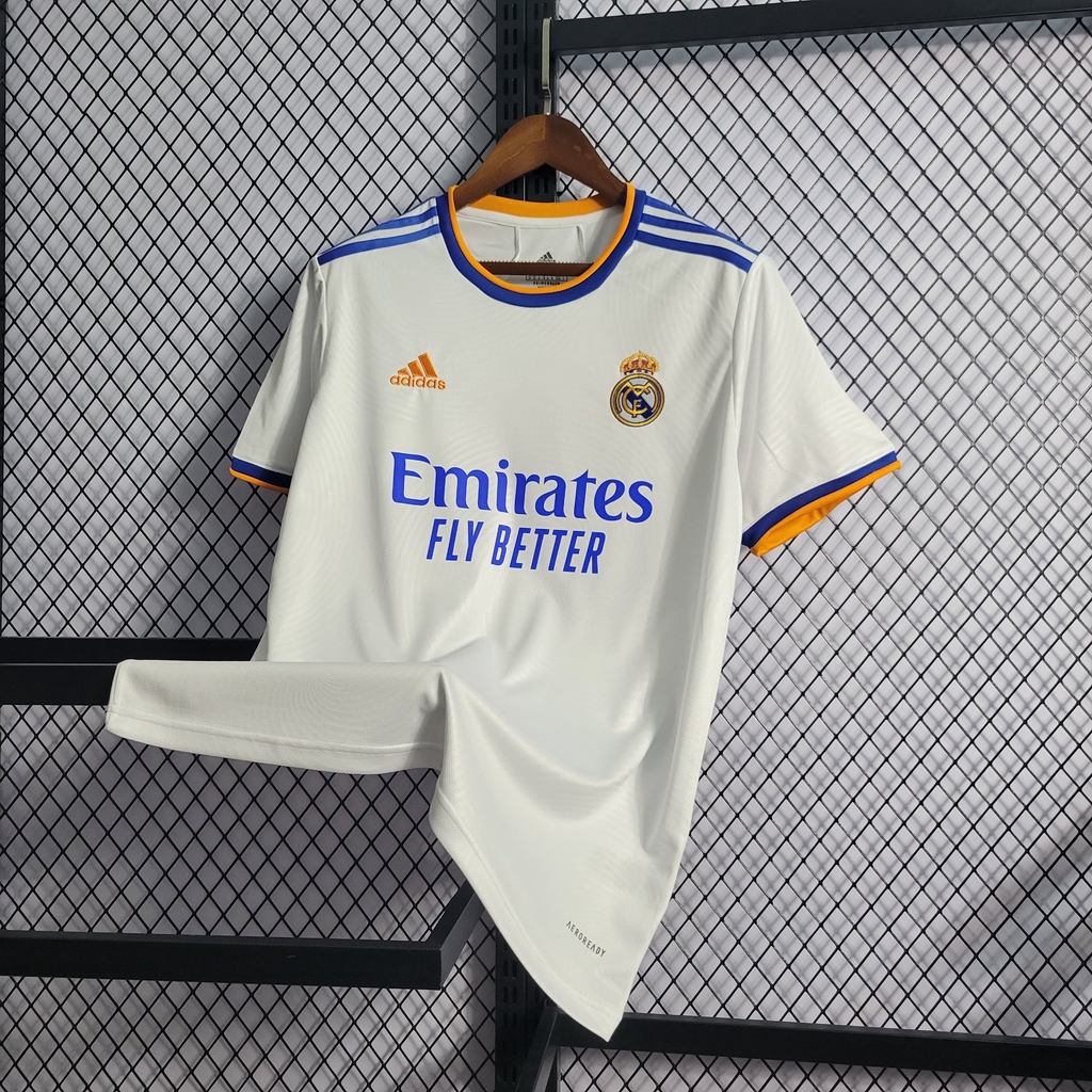 Camisa Manga Longa Real Madrid l 21/22 Versão Jogador - Final da