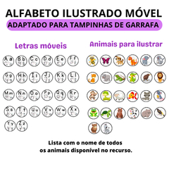 ALFABETO ILUSTRADO 4 TIPOS DE LETRAS - comprar online