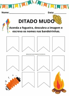 DITADO MUDO - FOGUEIRA - Espaço Crescendo em Conhecimento