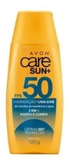 Protetor Solar 2 em 1 FPS50 120g [Care Sun+ - Avon]