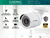Cámara De Seguridad Gadnic Bullet IP CCTV Hd 720P Visión Nocturna Incluye Cable BNC Video DVR - comprar online
