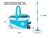 Mopa Gadnic Clean Dream con Balde Escurridor Centrífugo c/ Pedal Lampazo 360° en internet