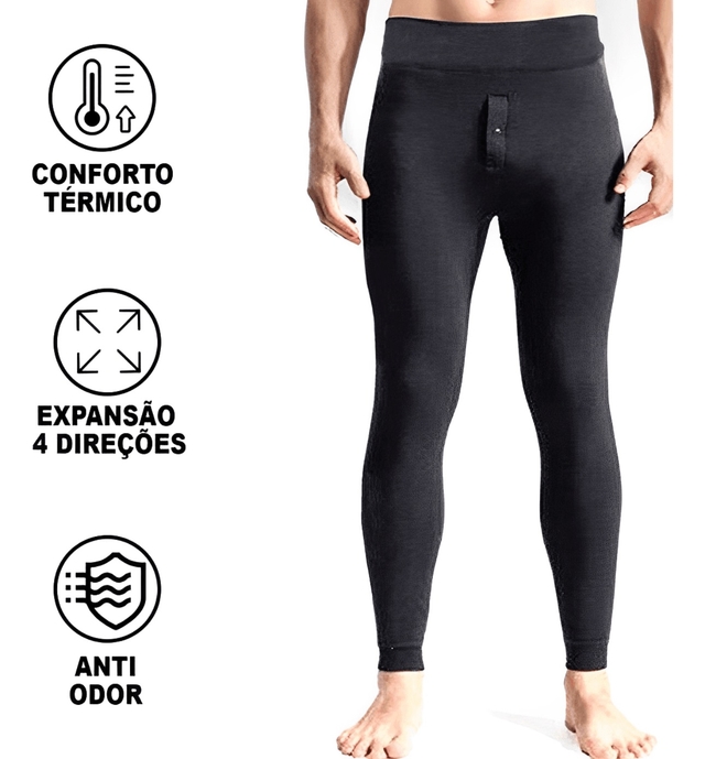 Meia Calça Termica Flanelada Masculina