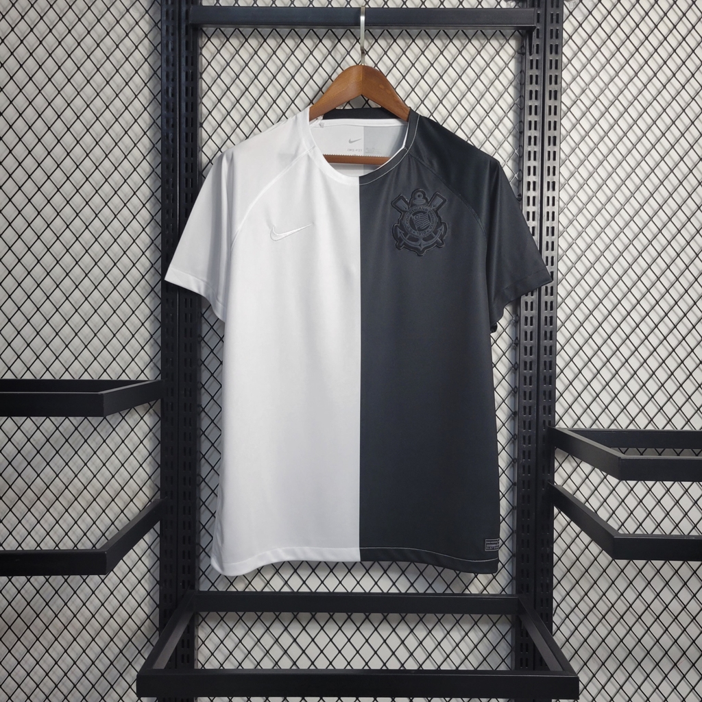 Camisa Pré-Jogo do Corinthians 22 Nike - Júnior