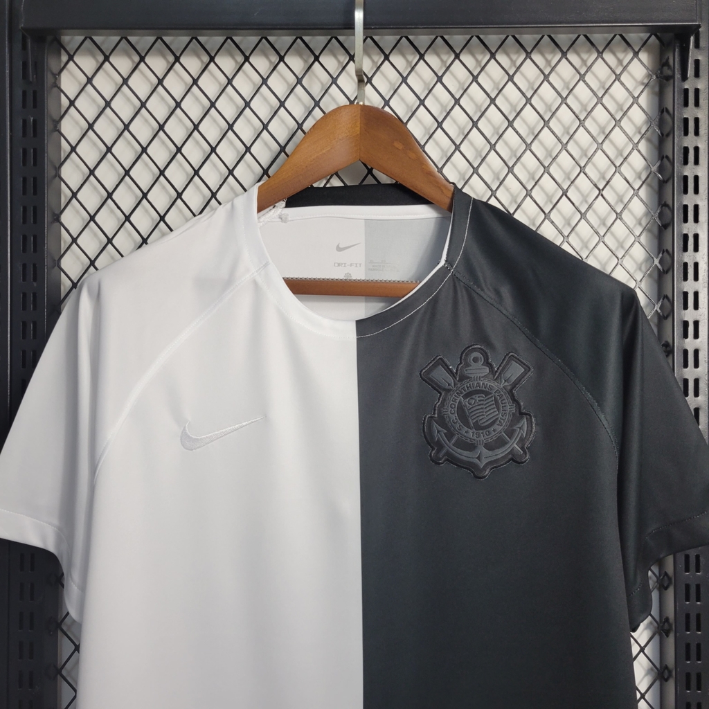 Camisa Pré-Jogo do Corinthians 22 Nike - Júnior