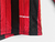 Camisa Adidas Retrô AC Milan I 2013/14 - Manga Longa Vermelho e Preto