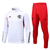 Conjunto de Treino Adidas Flamengo 2023/24 - Branco Vermelho