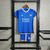 Conjunto Infantil Adidas Leicester City I 2023/24 - Azul