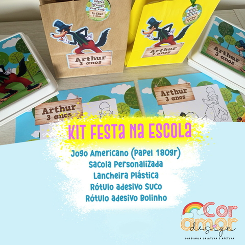 Kit e so um bolinho monstros sa  Produtos Personalizados no Elo7