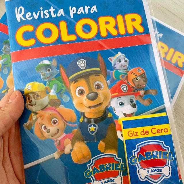 Kit Colorir Patrulha Canina