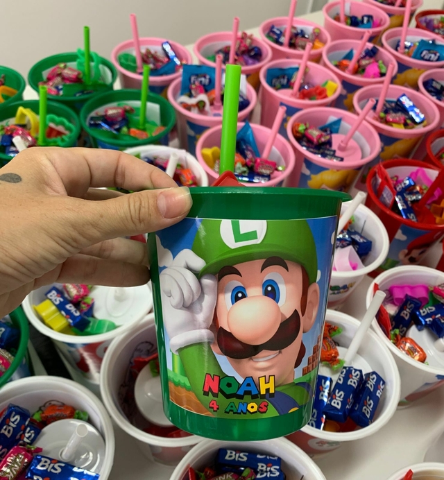 ÁGUA PERSONALIZADA SUPER MARIO BROS