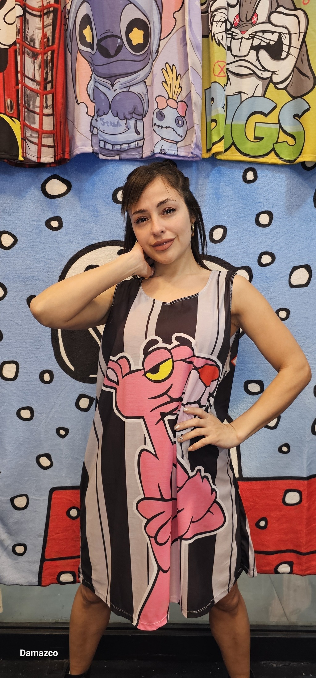 Vestidos de la pantera rosa sale