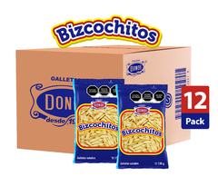 Bizcochitos 135g - caja con 12 piezas de 135g cada una - Galletas Dondé